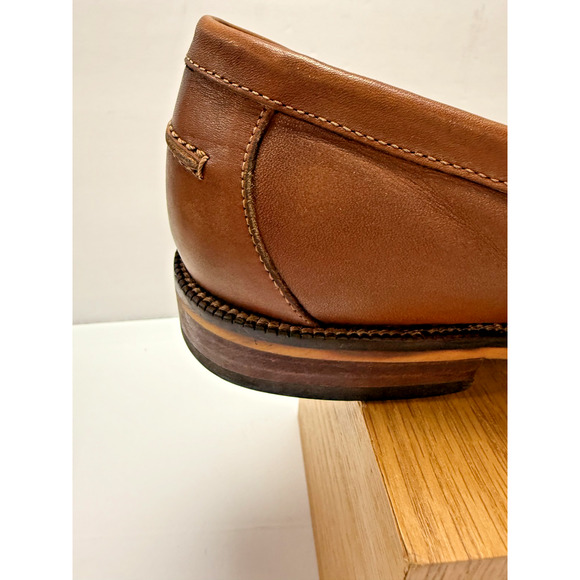 Blake McKay Brown Leather Penny Loafers Classic Dress Shoes Men’s 11 main image 2